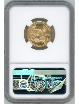 2019 $10 Quarter Ounce Gold Eagle NGC MS70 Don Everhart Signed