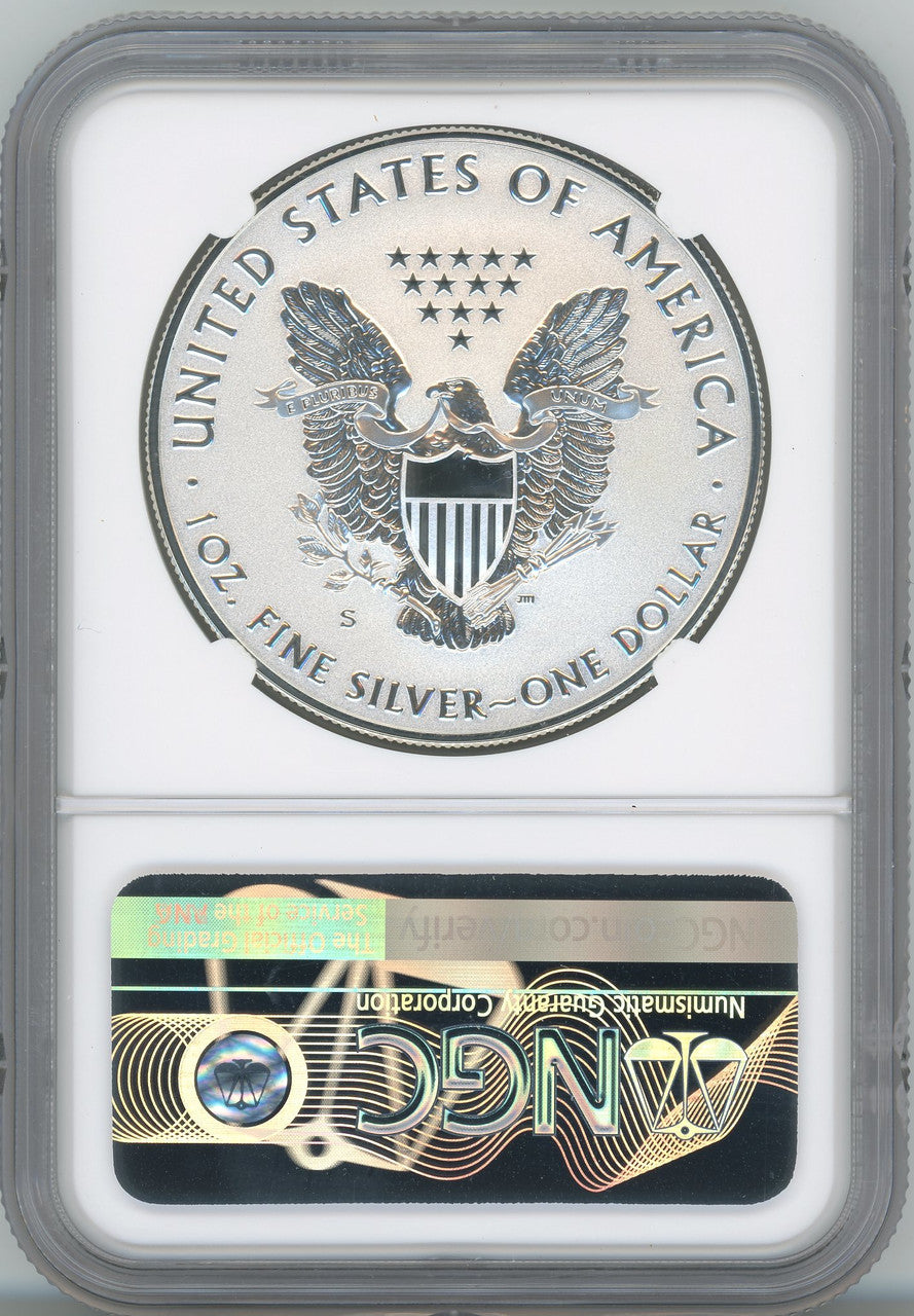 2019-S Enhanced Reverse Proof Silver Eagle ER NGC PF70 Anna Cabral Signed
