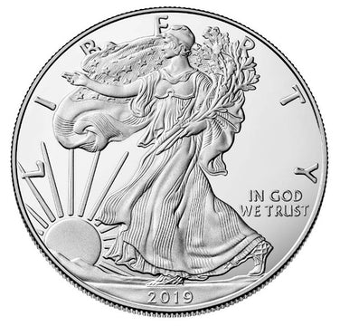 2019 1 oz American Silver Eagle Coin BU