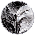 10 oz Majestic Eagle Incuse Ultra High Relief Silver Round