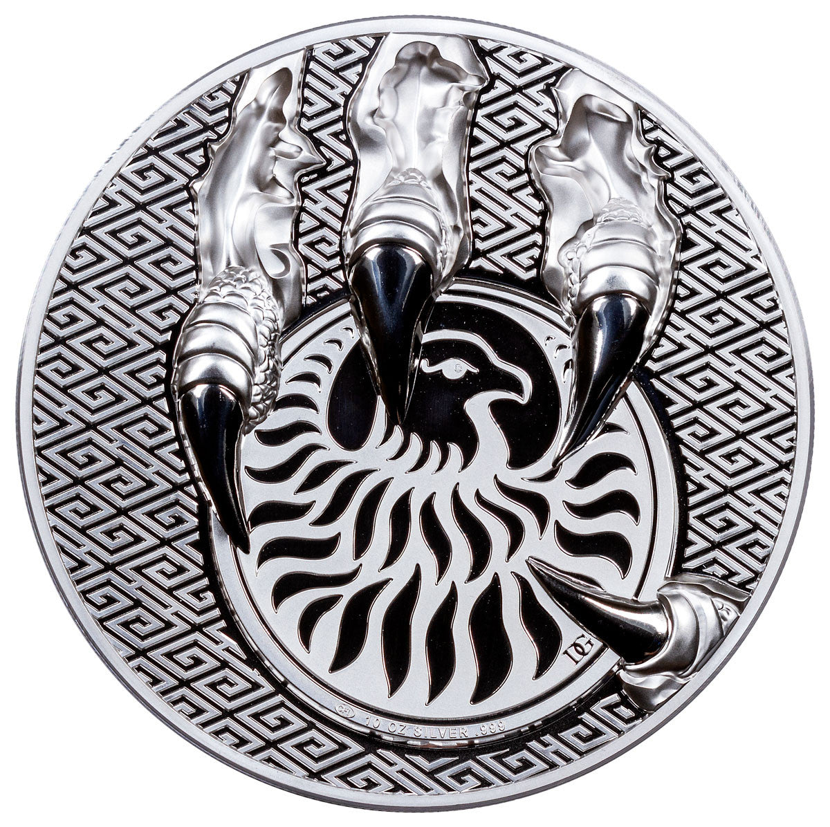 10 oz Majestic Eagle Incuse Ultra High Relief Silver Round