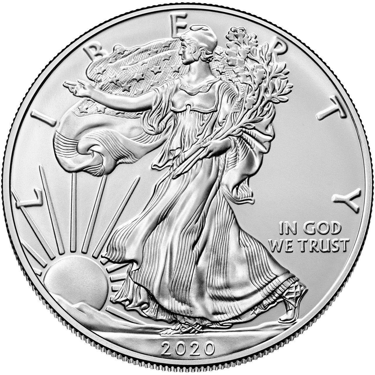 2020 1 oz American Silver Eagle Coin BU