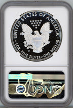 2020-W American Silver Eagle NGC PF70 Ultra Cameo Ron Harrigal Signed