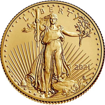 2021 1/4 oz American Gold Eagle Coin BU Type 2