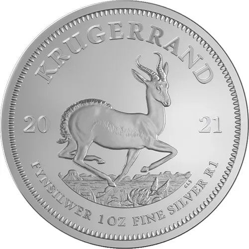 2021 1 oz South African Silver Krugerrand Coin