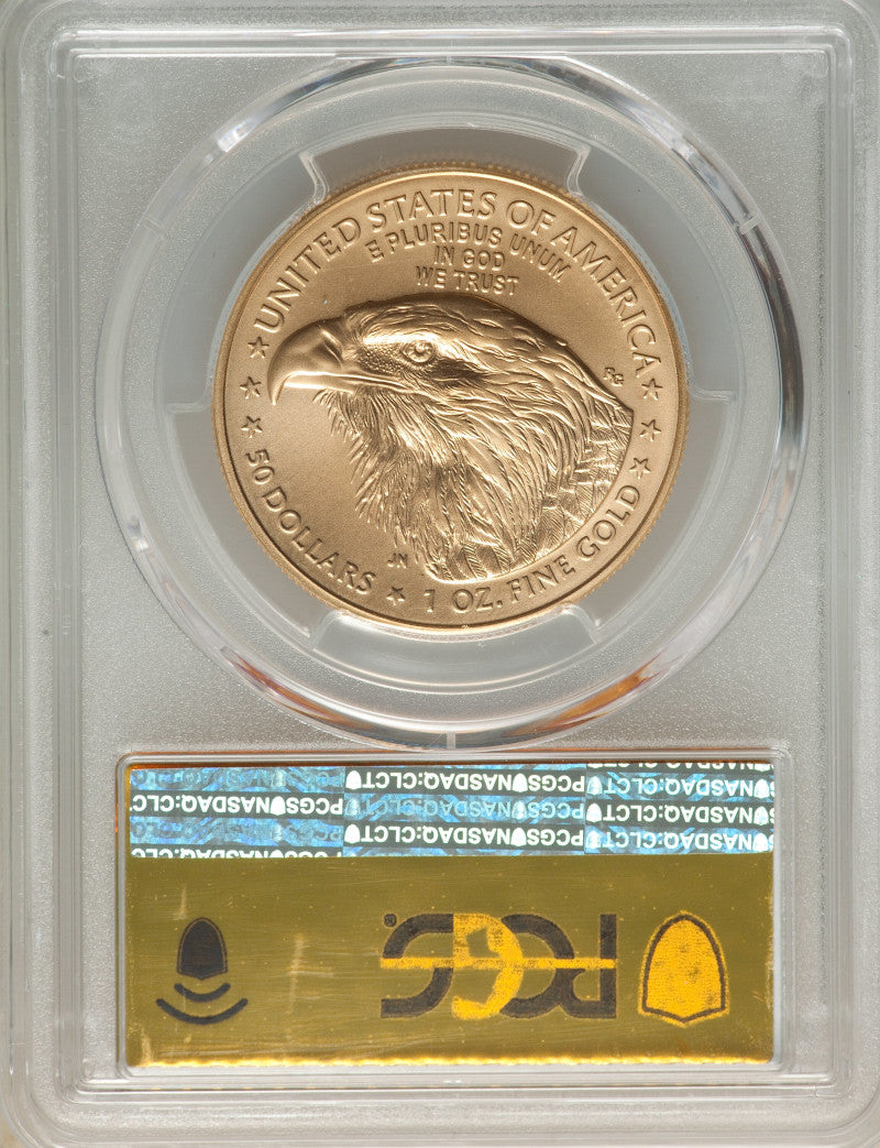 2021-W Burnished American Gold Eagle Type 2 PCGS SP70