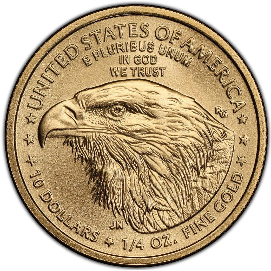2021-W $10 Gold Eagle Type 2 Unfinished Error Proof Dies PCGS MS69 Error Coin