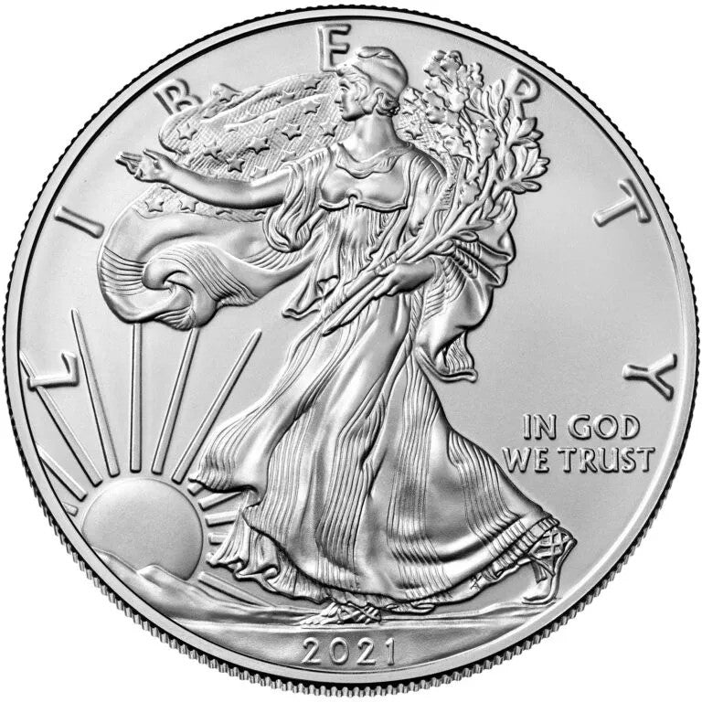 2021 1 oz Type 1 American .999 Silver Eagle Coin