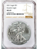 1986-2021 American Silver Eagle 36-pc Set NGC MS69 (2 New NGC Boxes)