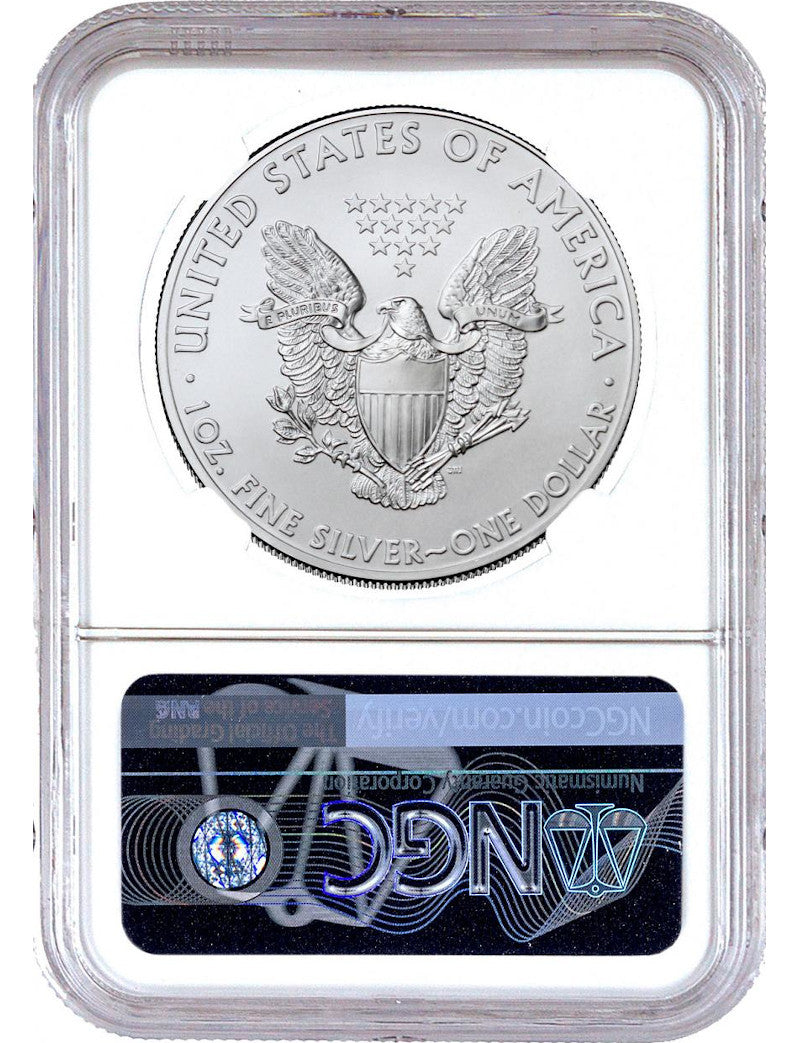 2021 Type 1 Silver Eagle Brown Label NGC MS69