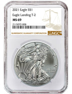 1986-2026 American Silver Eagle 42-pc Set NGC MS69 (3 New NGC Boxes)