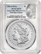 2021-O Morgan Dollar New Orleans Privy Mark FDI PCGS MS70