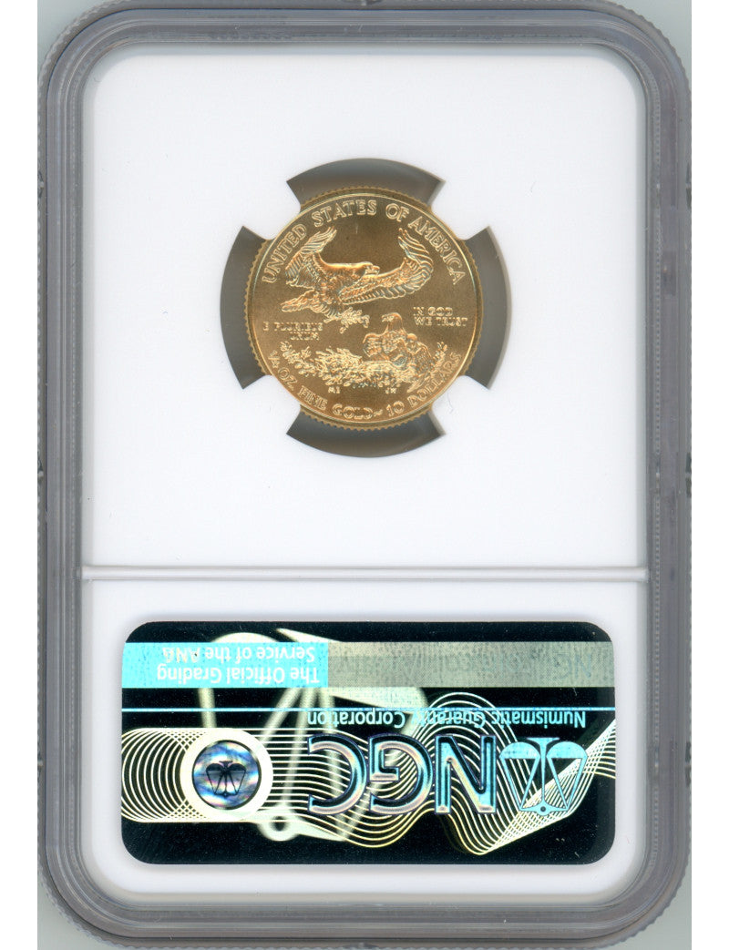 2021 $10 T-1 Gold Eagle NGC MS70 Don Everhart Signed