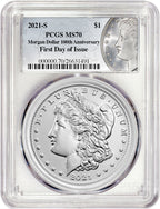 2021-S Morgan Dollar First Day of Issue PCGS MS70