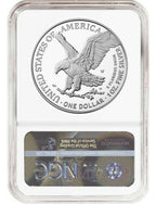 2021-W T-2 American Silver Eagle FDI NGC PF70 Ultra Cameo Michael Gaudioso Signed