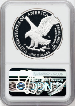 2021 W T2 American Silver Eagle 2022 US Mint DC Releases NGC PF70UCAM Ron Harrigal Signed