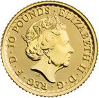 2021 1/10 OZ GREAT BRITAIN GOLD BRITANNIA