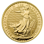 2021 1 oz Great Britain Gold Britannia