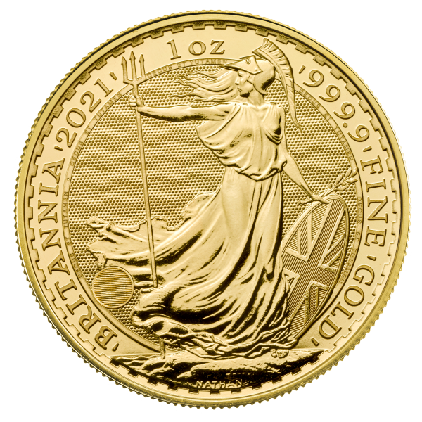 2021 1 oz Great Britain Gold Britannia