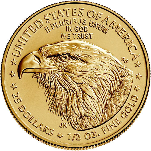 2022 1/2 oz American Gold Eagle Coin BU