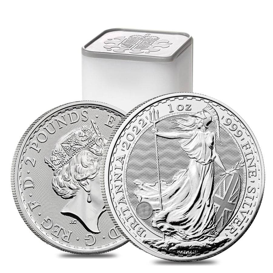 2022 Great Britain 1 oz Silver Britannia BU