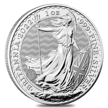 2022 Great Britain 1 oz Silver Britannia BU