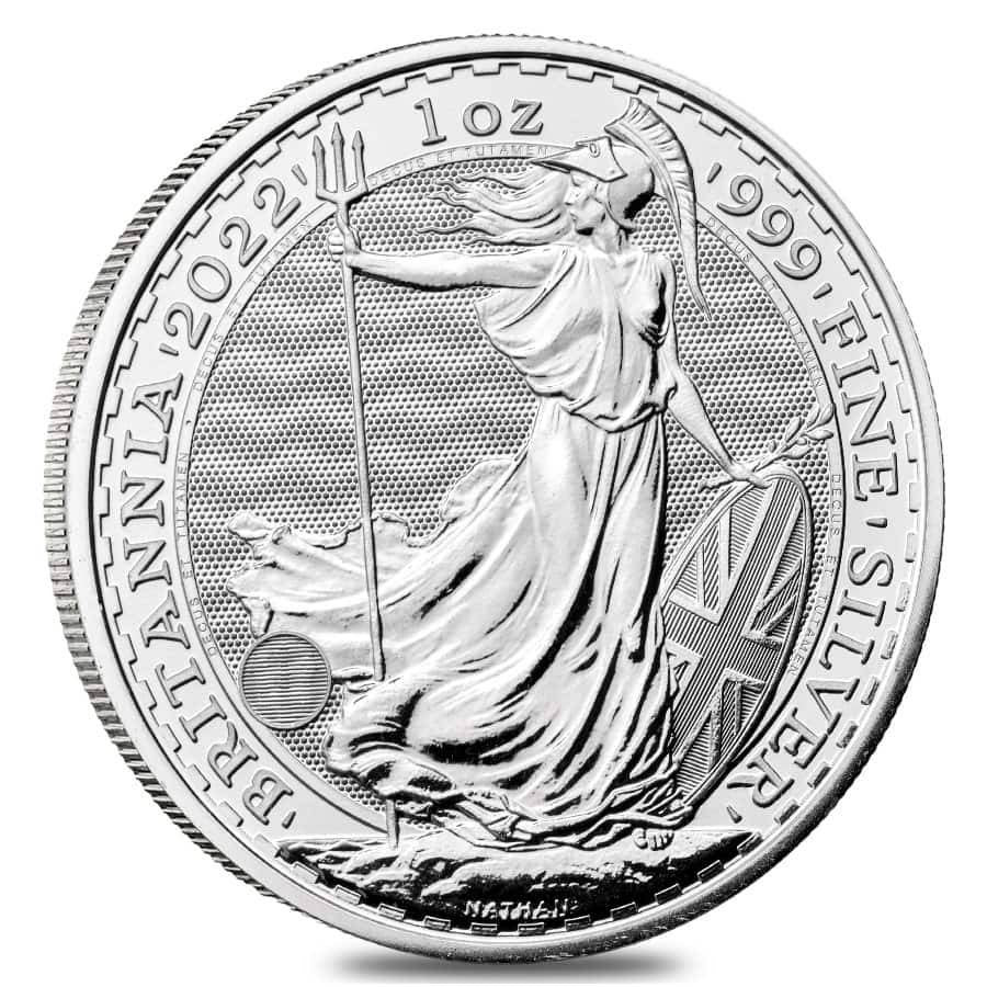 2022 Great Britain 1 oz Silver Britannia BU
