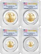 2022 Gold Eagle 4-Coin Set First Strike PCGS PR70 Deep Cameo