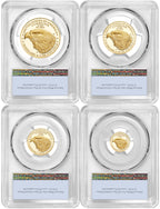 2022 Gold Eagle 4-Coin Set First Strike PCGS PR70 Deep Cameo