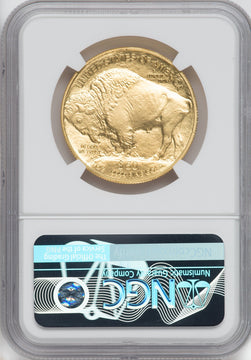 2023 $50 Gold Buffalo First Day of Issue NGC MS70 Ron Harrigal Signed