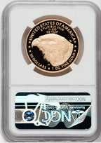 2022 W $50 American Gold Eagle Advanced Release NGC PF70UCAM Ron Harrigal Signed