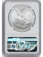 2022 American Silver Eagle First Day of Issue NGC MS70 Ron Harrigal Signed