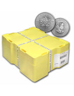 2022 1 oz Canadian Silver Maple Leaf Sealed Monster Box 500 Coins BU