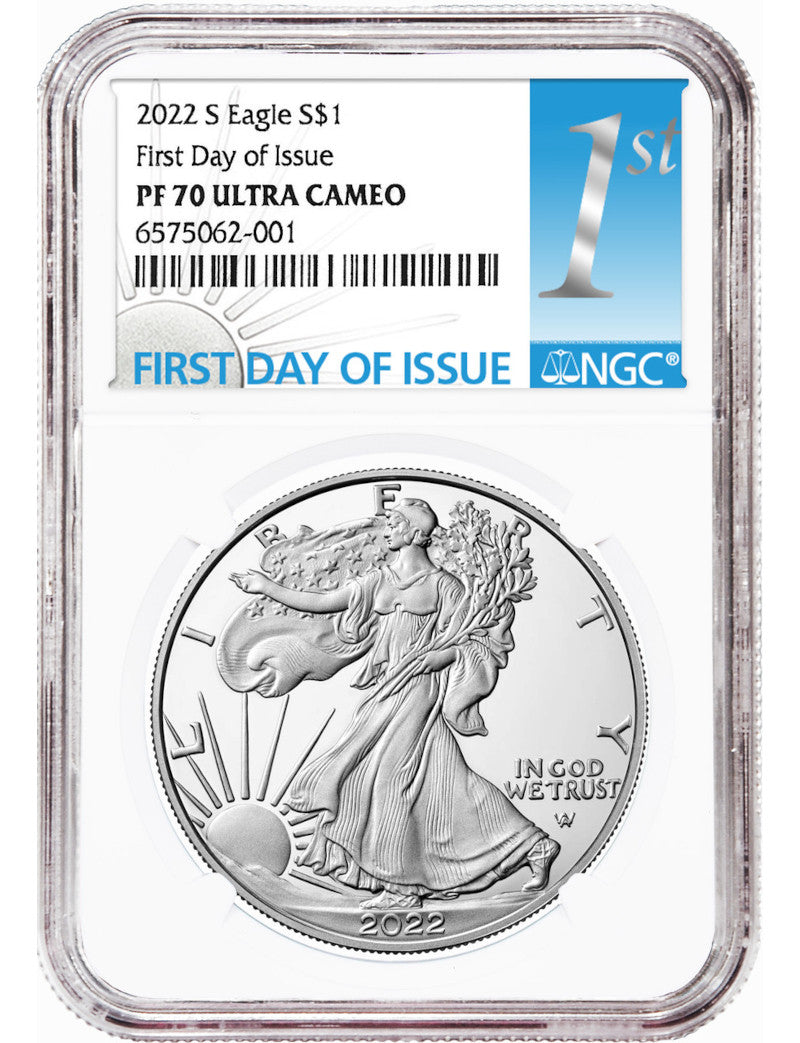 2022-S Proof Silver First Day of Issue NGC PF70UCAM