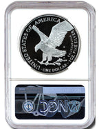 2022-S Proof Silver Eagle First Day of Issue NGC PF70 Gaudioso Signed