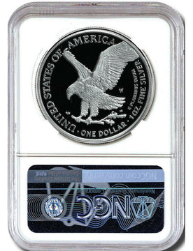 2022-W Silver Eagle Advanced Releases NGC PF70 Michael Gaudioso Signed