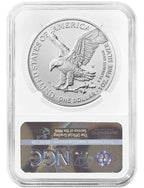 2022-W Burnished Silver Eagle First Day of Issue NGC MS70