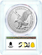 2022-W Burnished Silver Eagle First Day of Issue PCGS SP70