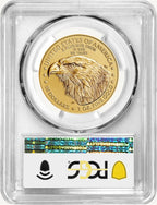 2022-W 1oz Burnished American Gold Eagle First Day of Issue PCGS SP70