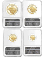 2022 W Gold Eagle 4-Coin Set Advanced Release NGC PF70 Ultra Cameo Jennie Norris Signed