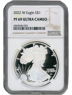 1986-2022 American Silver Eagle 37-Coin Set NGC PF69 Ultra Cameo (2 New NGC Boxes)
