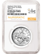 2022-P Proof American Liberty Silver Medal ANA Label NGC PF70