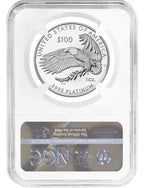 2022-W $100 Platinum Eagle Freedom of Speech Advanced Releases NGC PF70UCAM
