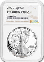 2022-S 1 oz Proof American Silver Eagle NGC PF69