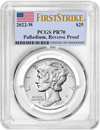2022-W Palladium Reverse Proof First Strike PCGS PR70