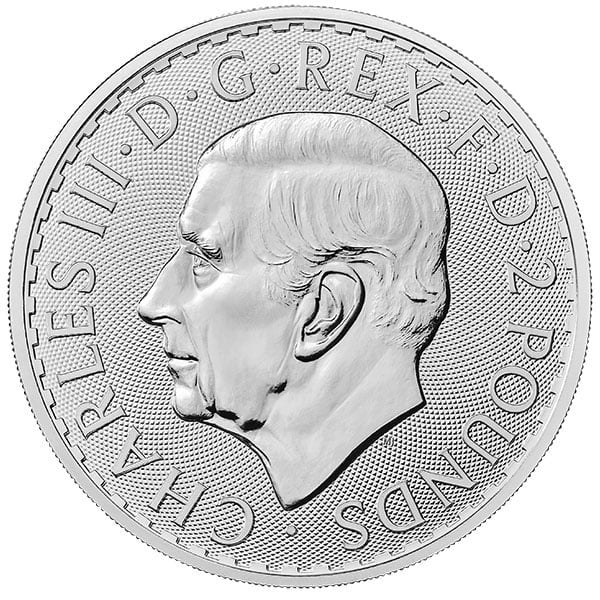 2023 1 oz King Charles III Silver Britannia BU
