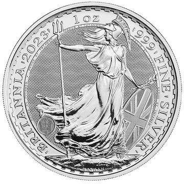 2023 1 oz King Charles III Silver Britannia BU