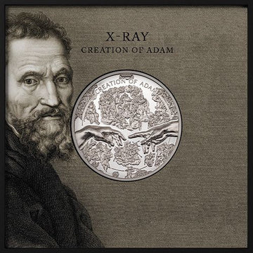 2023 1 oz Creation of Adam Ultra High-Relief Proof Silver Coin