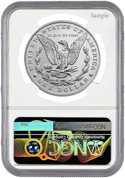 2023 Morgan Silver Dollar FDI NGC MS70 Ron Harrigal Signed