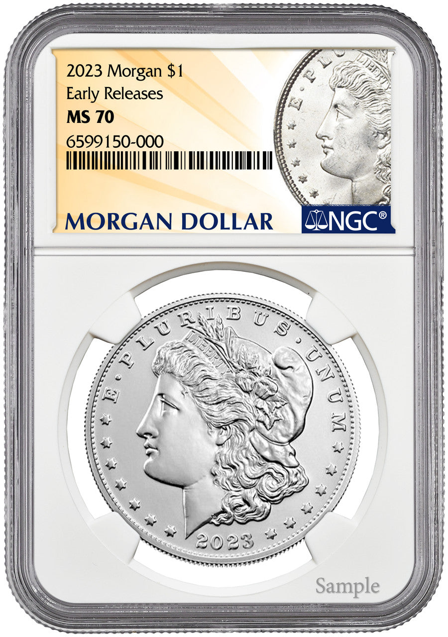 2023 Morgan Silver Dollar Early Releases NGC MS70